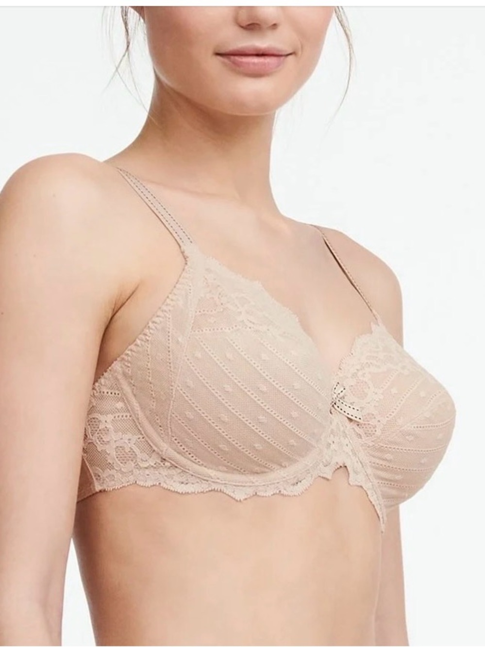 Chantelle "Rive Gauche" Cappuccino UW Full Coverage Unlined Bra